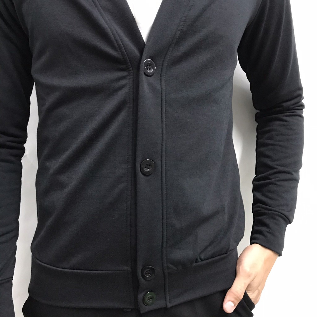 Áo Cardigan Nam KING Cổ V, Mỏng, Dáng Ôm, Kiểu Hàng Quốc ( K125 )