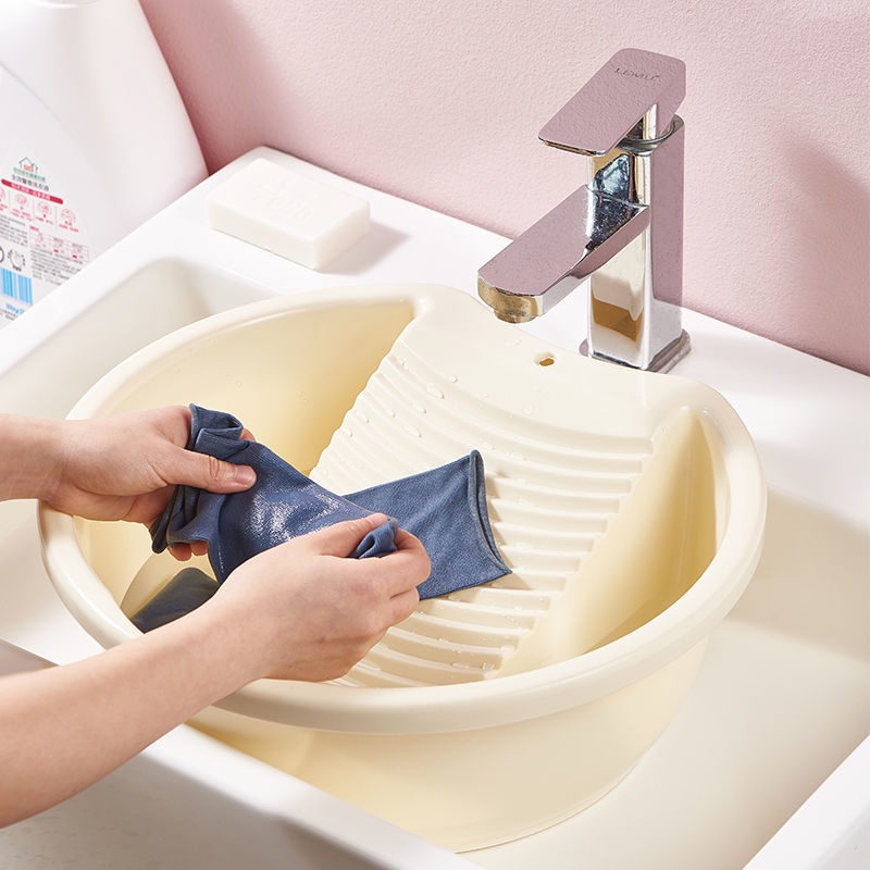 Thau Giặt Đồ Cỡ Lớn Chất Liệu Dày Dặn Tiện Dụng Cho Sinh Viên/ Ký Túc Xá