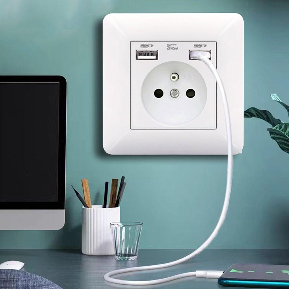 Ổ Cắm Điện Tiêu Chuẩn EU Kiểu Dáng Tiện Dụng Dành Cho Gia Đình