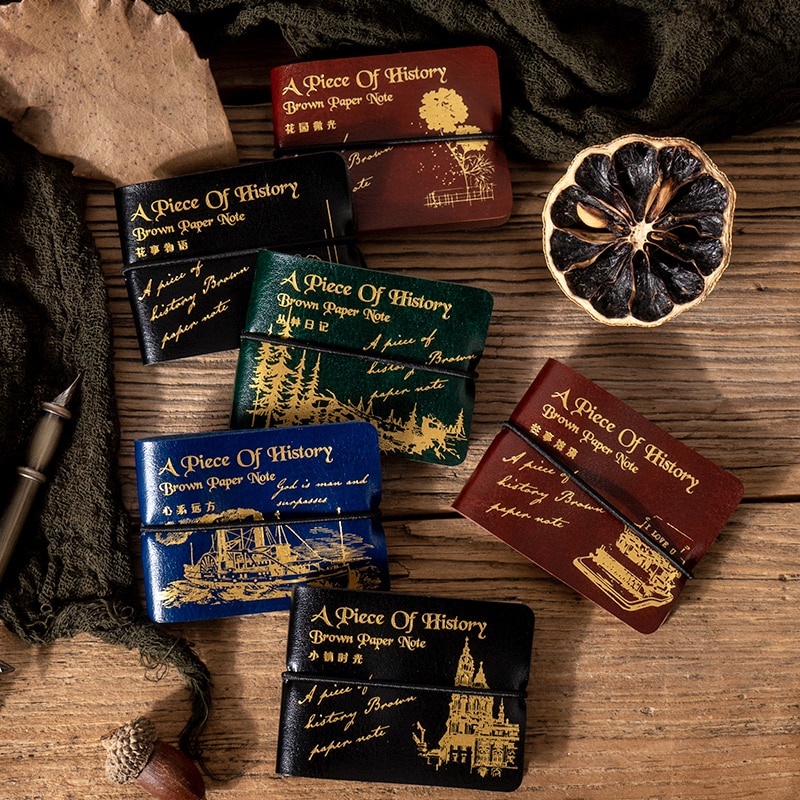 Bộ 50 tờ giấy thủ công phong cách vintage dành cho trang trí sổ tay sổ lưu niệm