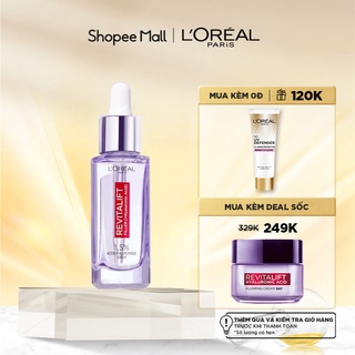 Serum siêu cấp ẩm sáng da L’Oreal Paris pure Hyaluronic Acid 1.5% 30ml