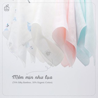Set 2 Khăn Đa Năng Sợi Tre Lụa La Pomme(75x75cm)