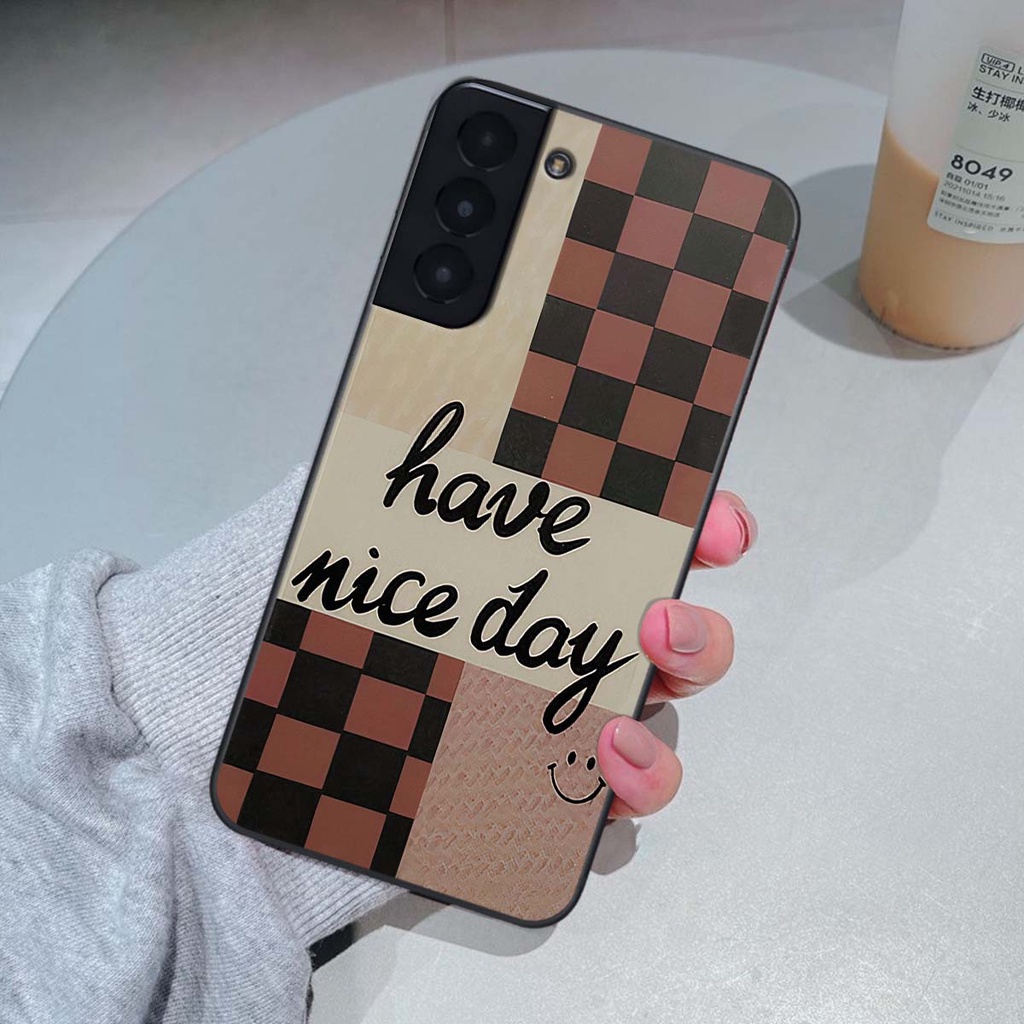 Ốp Samsung S21 / S21 Plus / S21+/ S21 FE caro trái tim cá tính, thời trang siêu đẹp, siêu phong cách