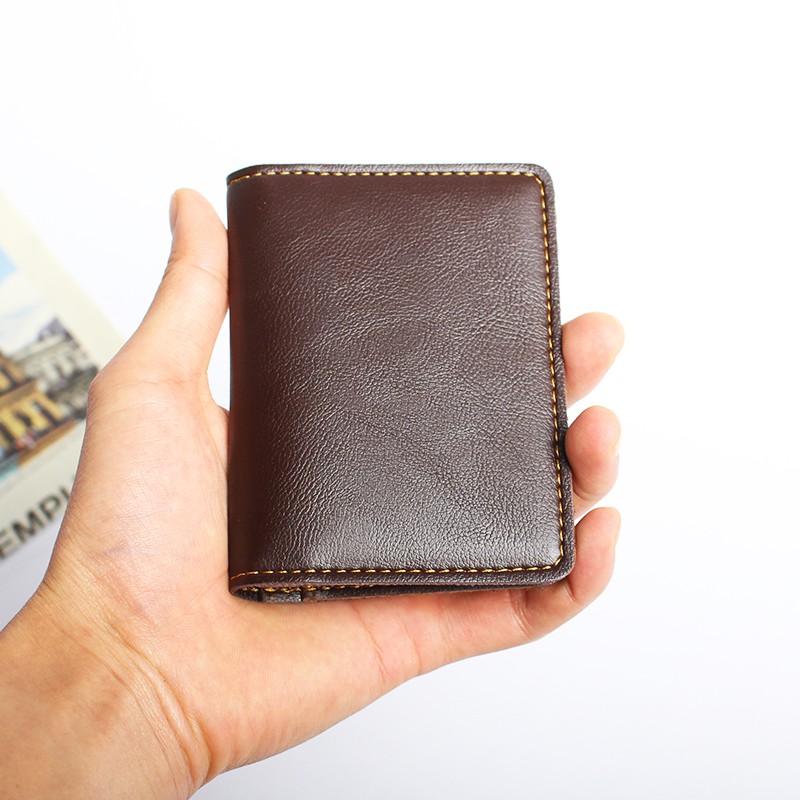 Ví bóp mini nam, ví bóp Pu để thẻ Card thời trang phong cách nhỏ gọn