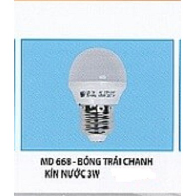 BÓNG TRÁI CHANH KÍN NƯỚC 3W_MD 668_MINH ĐỨC