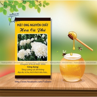 Tem nhãn decal mật ong