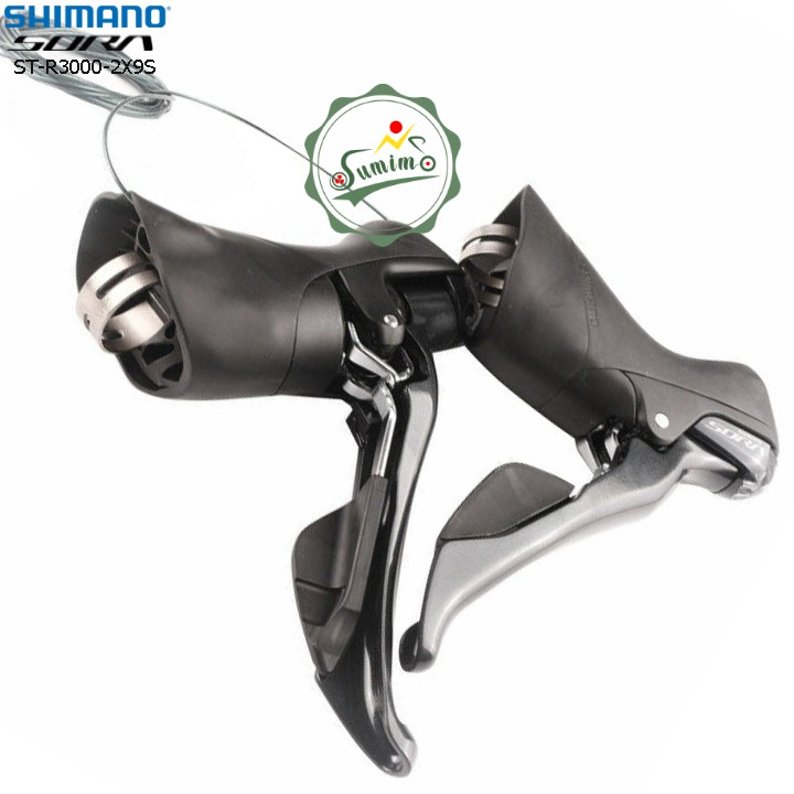 Tay đề xe đạp - Tay lắc Shimano Sora ST-R3000 2x9 Speed - Chính hãng