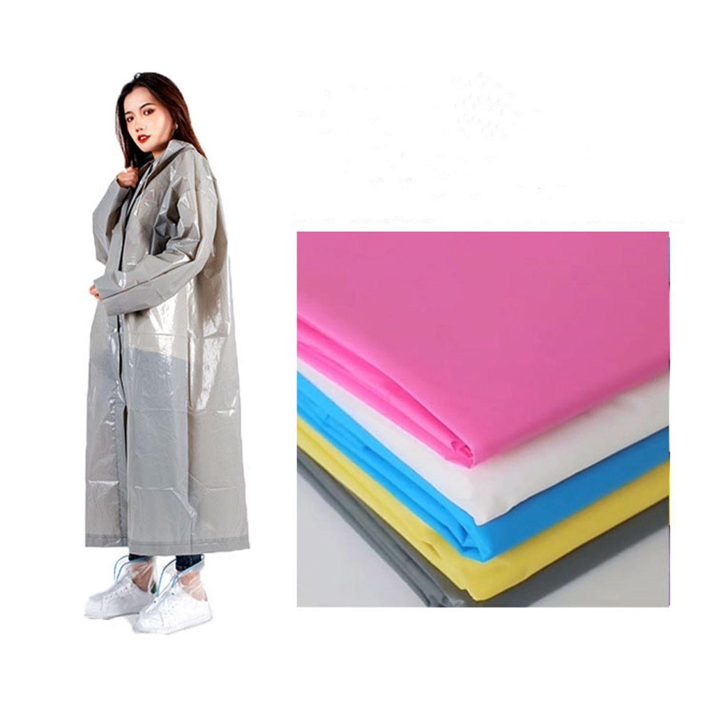 Áo Mưa Poncho Siêu Bền Tiện Dụng Cho Người Lớn