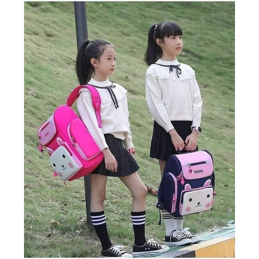 BALO ĐI HỌC CHỐNG GÙ HÌNH THỎ PHÁT QUANG CHO BÉ