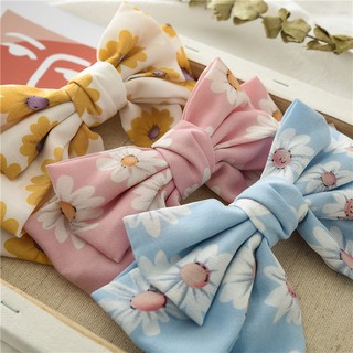 Kẹp nơ handmade 3 tầng hình hoa cúc