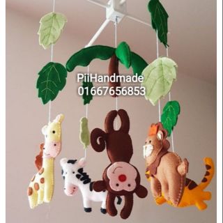 TREO NÔI CHO BÉ YÊU HANDMADE VẢI NỈ 072 - KHUNG TREO NÔI - ĐỒ TREO NÔI
