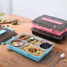 HỘP CƠM VĂN PHÒNG INOX 5 NGĂN