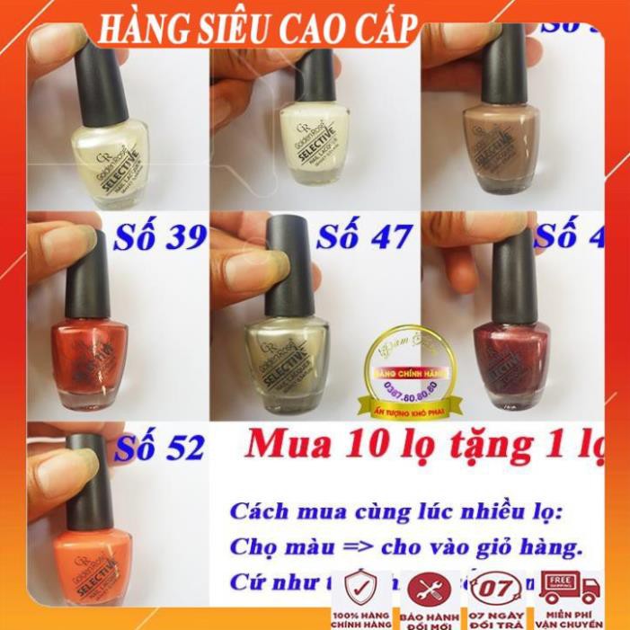 [ FreeShip - CHÍNH HÃNG CAO CẤP ] Sơn móng tay đẹp siêu bóng mịn/ Màu sơn móng chân đẹp chính hãng golden rose