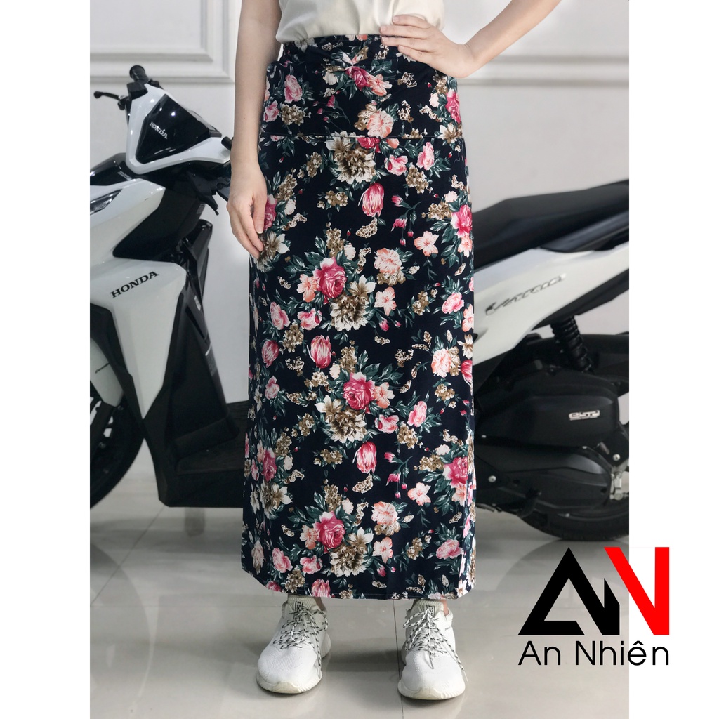 váy chống nắng quây 1 tà kate 2 lớp nút bấm và băng dính eo từ 65-85cm cao dưới 1m65 - được chọn mẫu