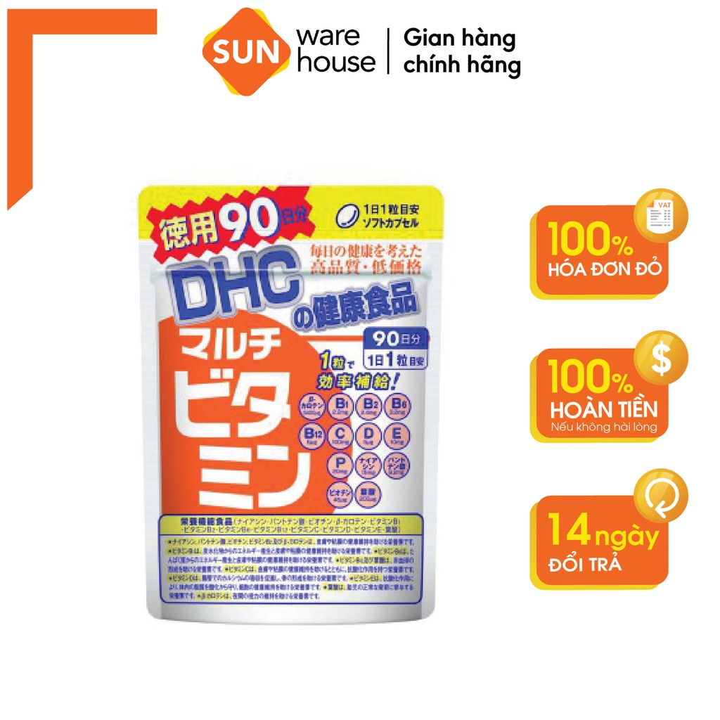 [Mã INCU50 giảm 50K đơn 250K] Viên Uống Vitamin Tổng Hợp DHC Multi Vitamins Cung Cấp Dưỡng Chất Giúp Cơ Thể Khoẻ Mạnh