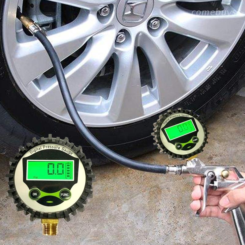 Đồng Hồ Đo Áp Suất Lốp Xe Kỹ Thuật Số Chuyên Dụng Cho Xe Hơi / Xe Tải