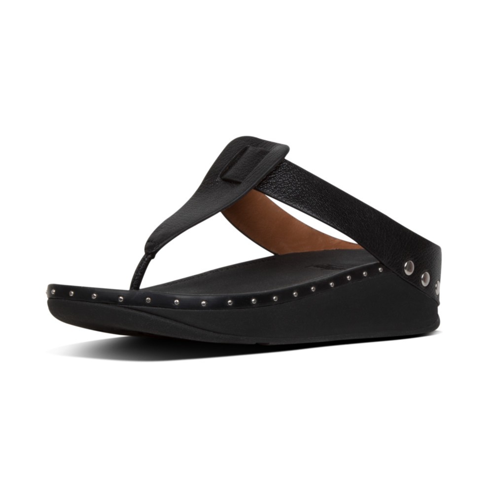 Dép Xỏ Ngón Isabelle Stud Fitflop Black