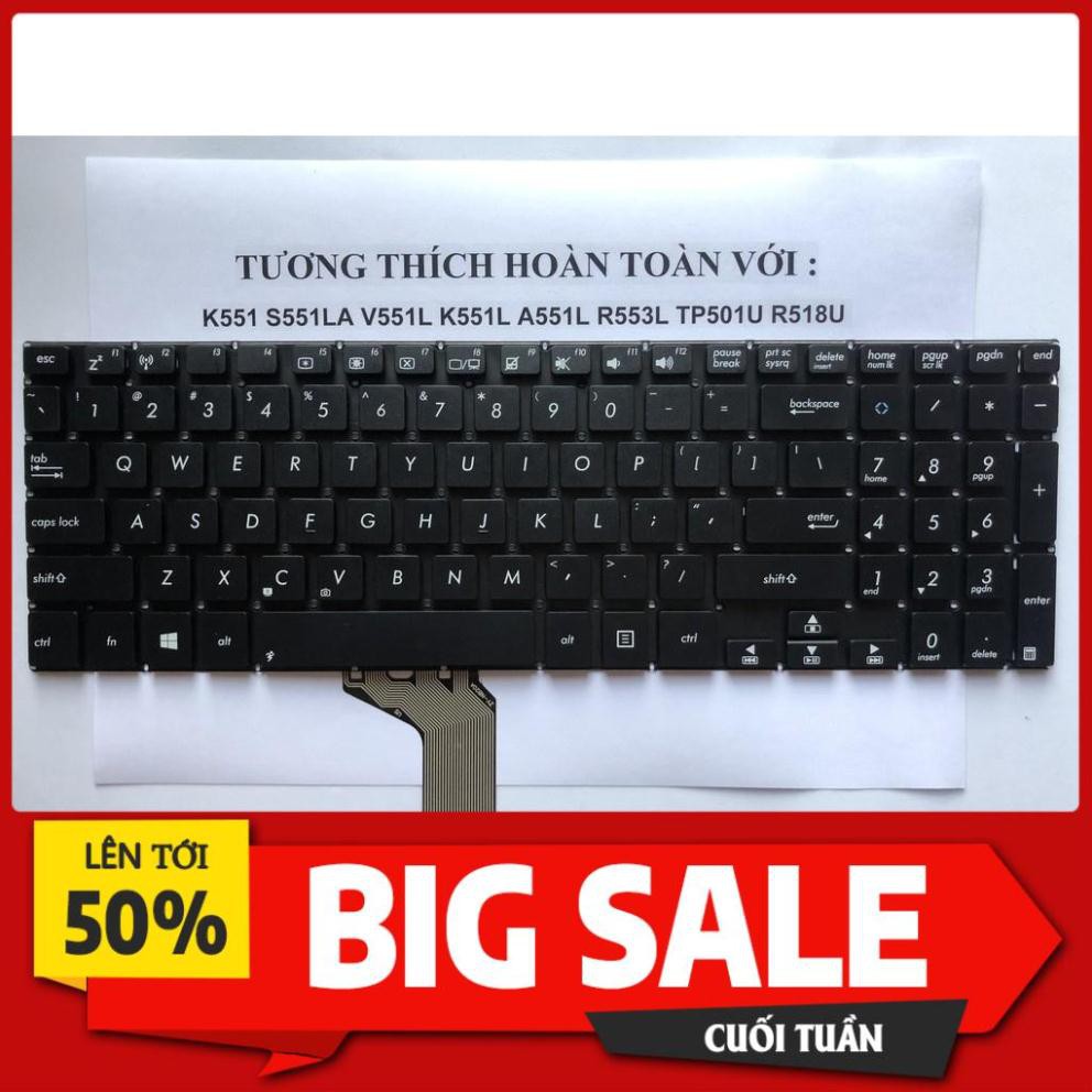 [ Hàng Mới 100% ] Bàn phím Laptop Asus S551 K551 S551L R553L S551LN V551 K551L Hàng Zin Bảo Hành 12 Tháng | BigBuy360 - bigbuy360.vn