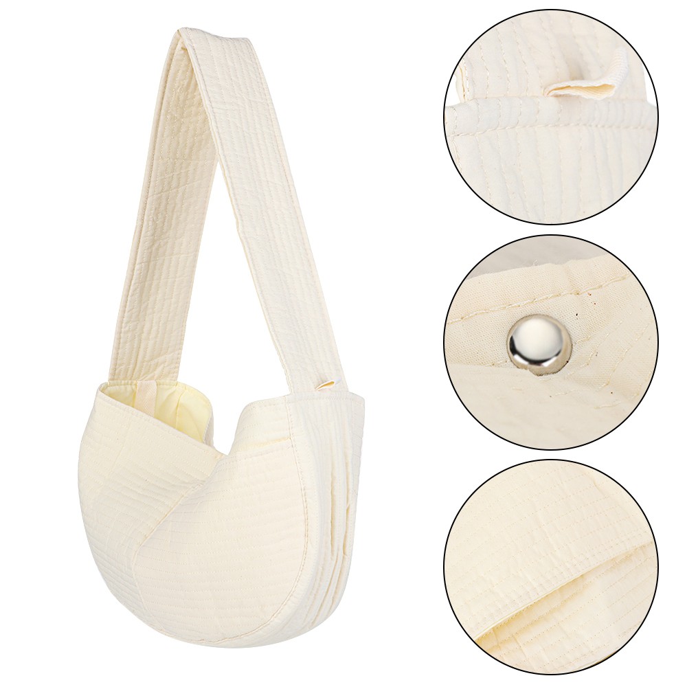 Túi Đeo Vai Đựng Thú Cưng Bằng Vải Canvas Thoáng Khí Sức Chứa Lớn