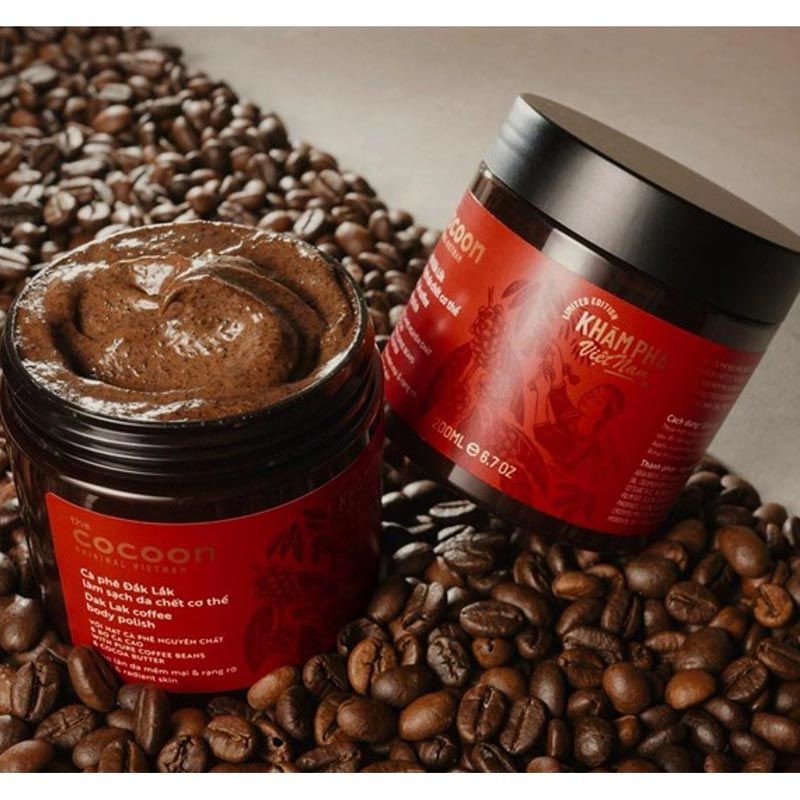 Tẩy tế bào chết cà phê Đắk Lắk Cocoon 200ml