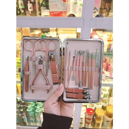 BỘ BẤM MÓNG TAY HỒNG