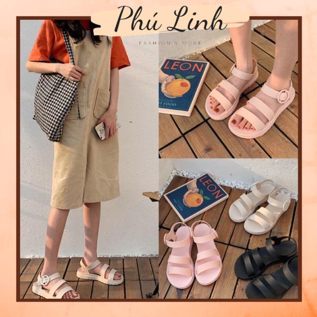 Sandal quai ngang trẻ trung
