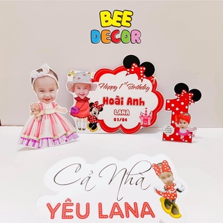 Hình Chibi Sinh Nhật Dựa Số Tuổi Cho Bé