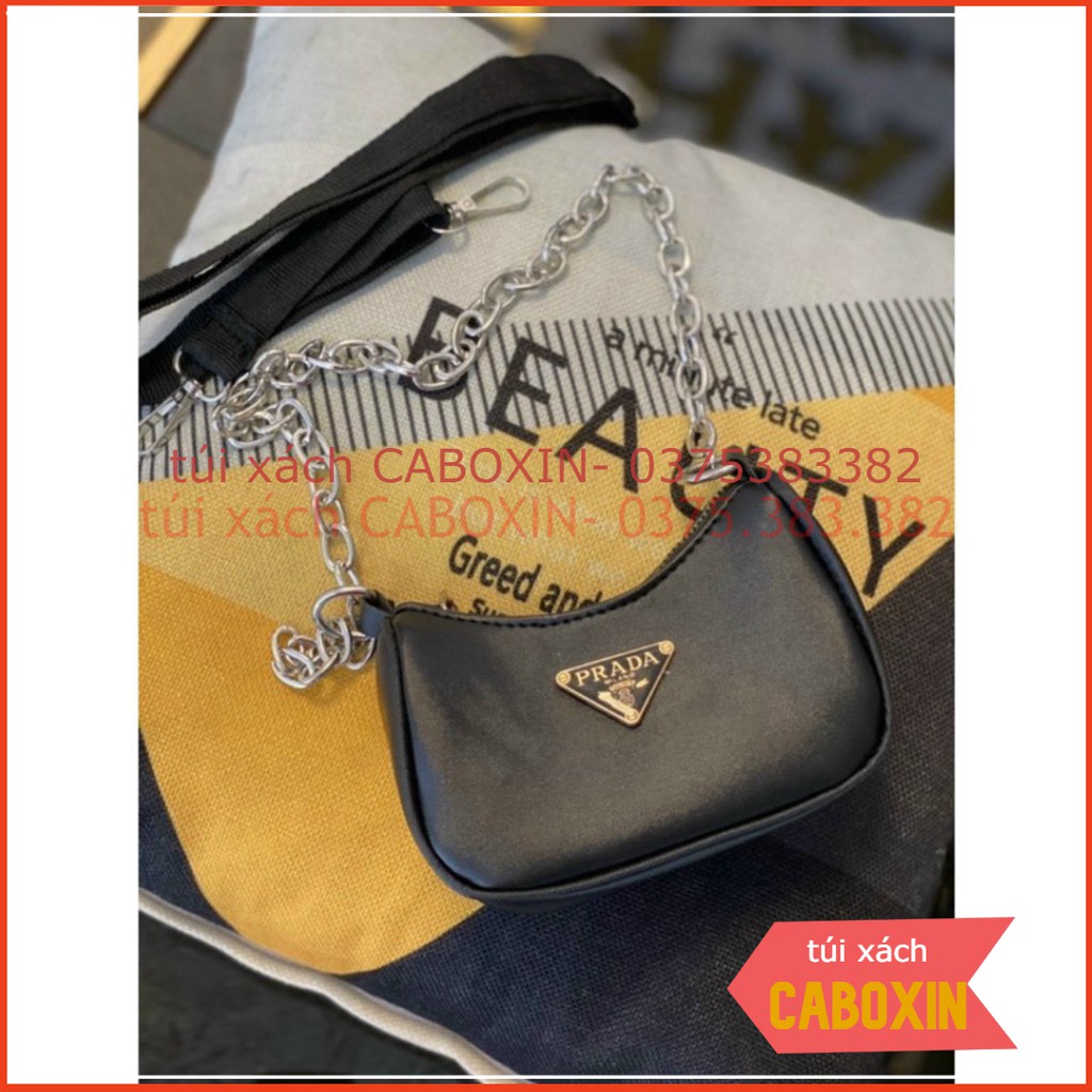 túi xách nữ prada mini da mềm 2 dây -CABOXIN tuyển sỉ toàn quốc