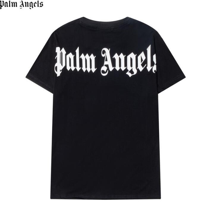 Áo Thun Tay Ngắn In Chữ Palm Angels Thời Trang Cho Nam Và Nữ