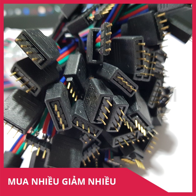 Dây nối led RGB, 1 đầu 4P, dài 15cm đầu đực | BigBuy360 - bigbuy360.vn