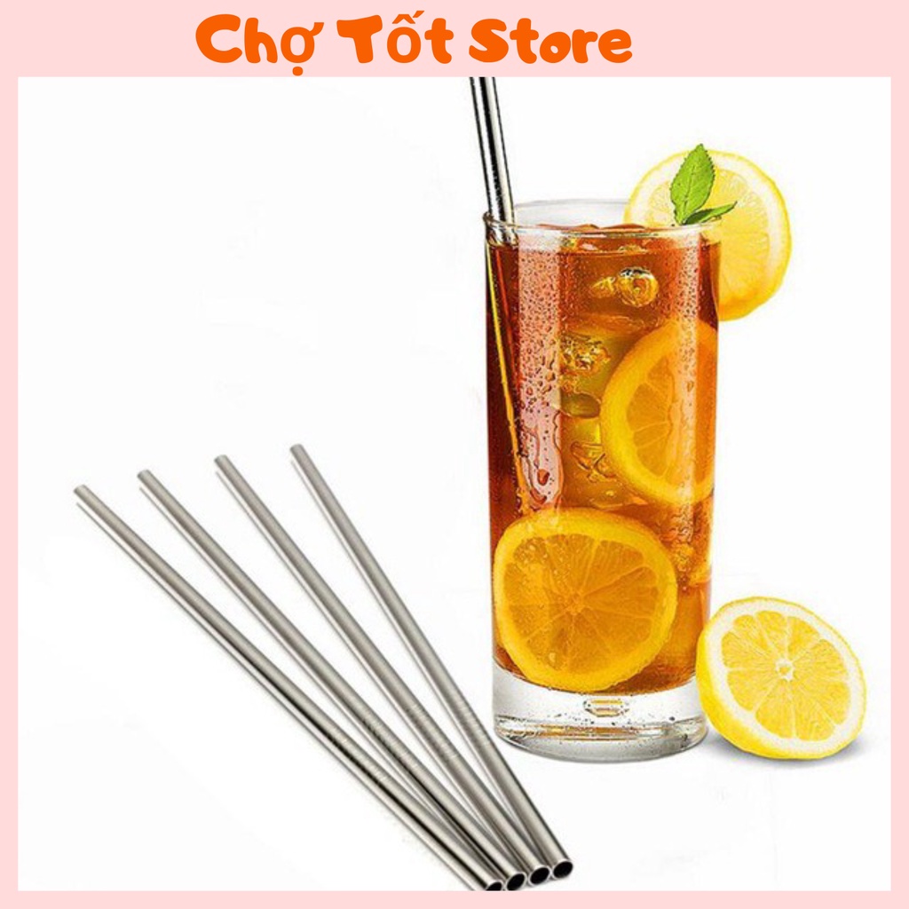 Set 2 Ống Hút Inox Kèm Cọ Rửa Thân Thiện Môi Trường 2241 Chợ Tốt Store