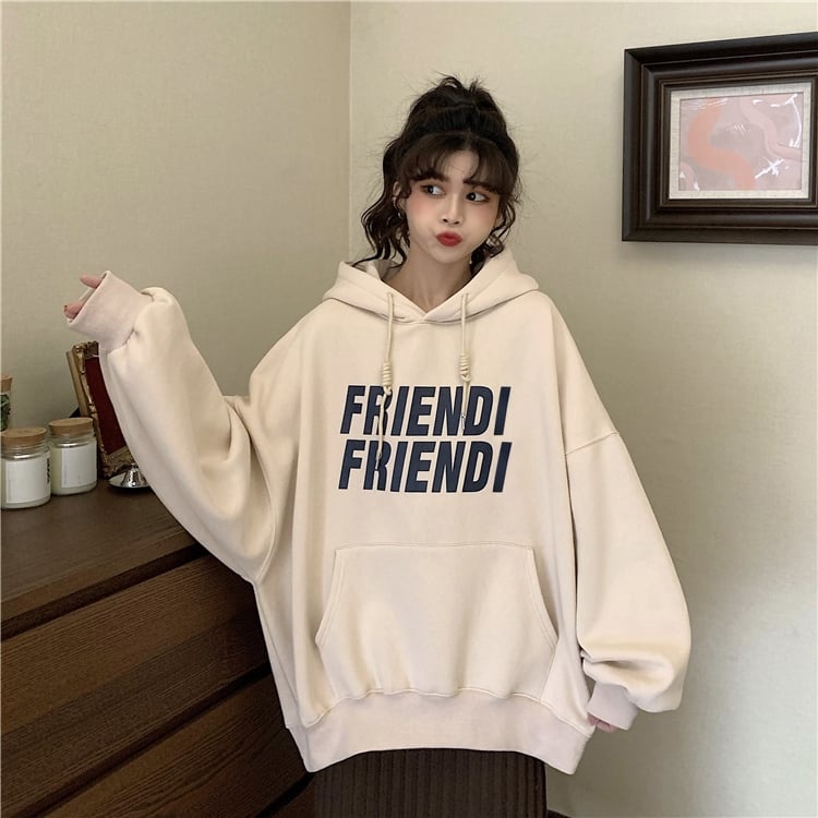 Áo Hoodie Nữ Form Rộng [FREESHIP] Áo Hoodie FRIENDI Nỉ Dày Dặn Cotton Mềm Mịn 2021 | BigBuy360 - bigbuy360.vn