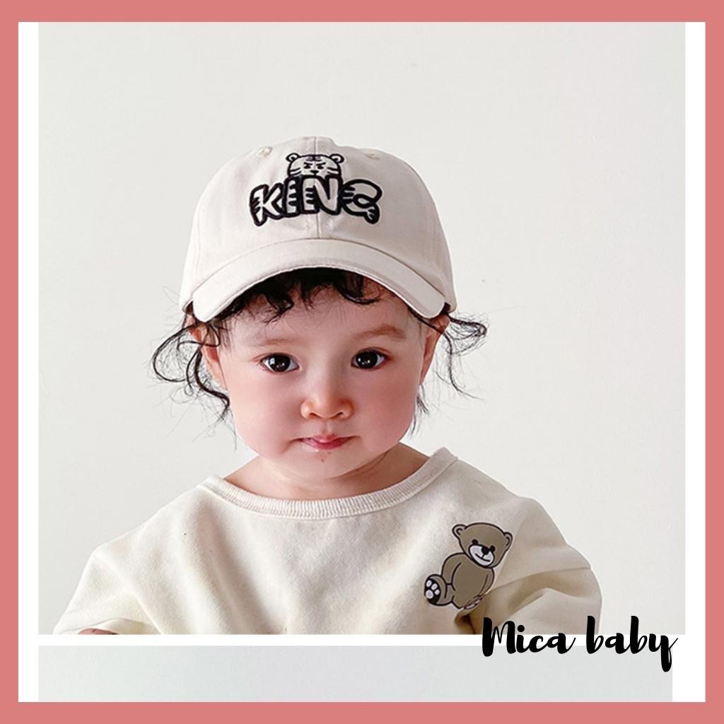 Mũ lưỡi trai cho bé hình con hổ dễ thương MH123 Mica Baby