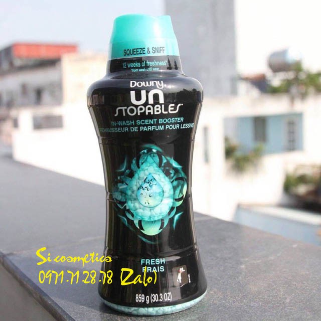 Hạt xả thơm quần áo Downy Unstopables In-wash Scent Booster Fresh 859g