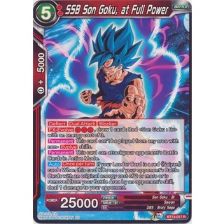 Thẻ bài Dragonball - TCG - SSB Son Goku, at Full Power / BT13-017'