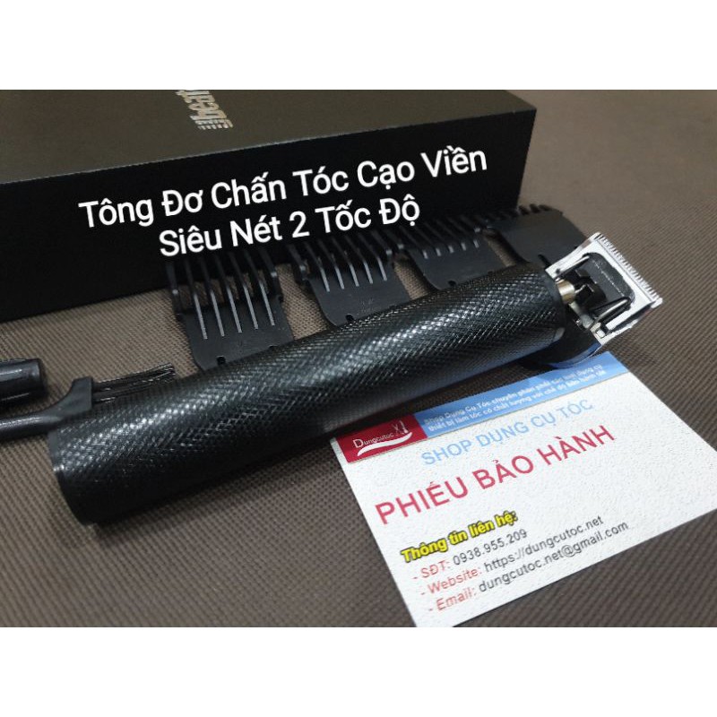 Tông Đơ Chấn Viền Ubeator, Tông Đơ Cạo Viền Lưỡi T-Outliner Pro Li Động Cơ Turbo 2 Tốc Độ.(Ảnh thật)