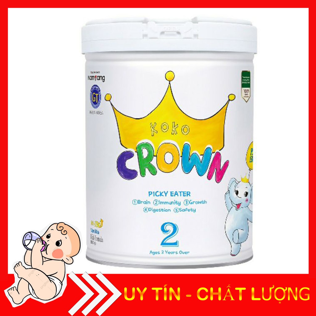 Sữa bột Koko Crown 2 - 800g (từ 06 - 12 tháng tuổi)