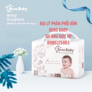Combo 5 miếng dùng thử tã quần bensbaby đủ size 5m 5l 5xl 5xxl