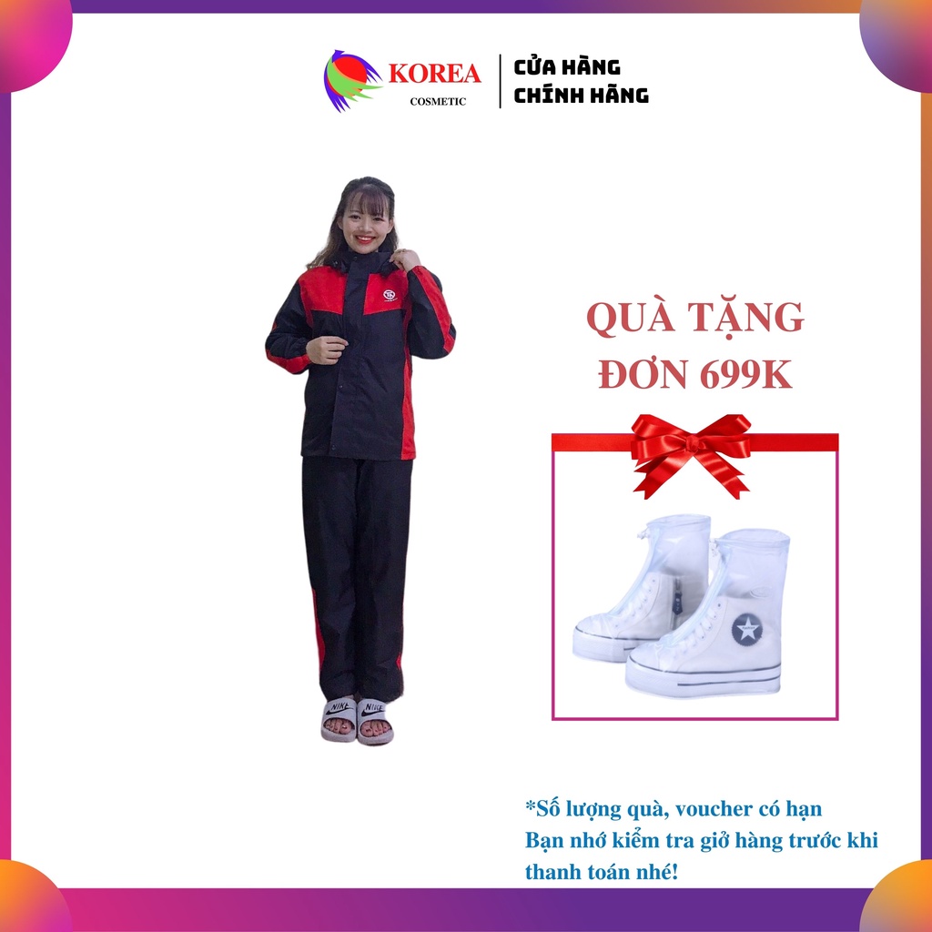 Áo Mưa Bộ Người Lớn Cao Cấp 2 Lớp Giữ Nhiệt, Chống Thấm Nước Cực Tốt - Korea Cosmetic