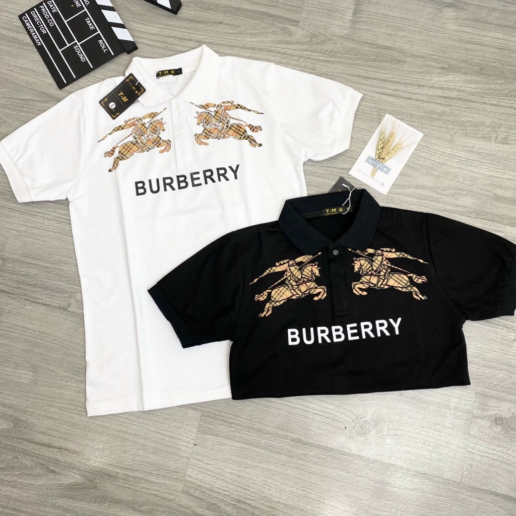 Áo thun nam ngắn tay cổ polo in thêu logo BBR sang trọng vải cotton 100% mềm mịn co giãn form regular VBSHO0012