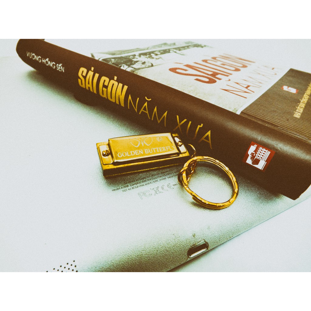 Kèn harmonica mini Golden Butterfly 5 lỗ Có Clip Thực Tế