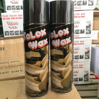 Xịt bóng Telox Wax 550ml - Xịt làm bóng da, dưỡng nhựa