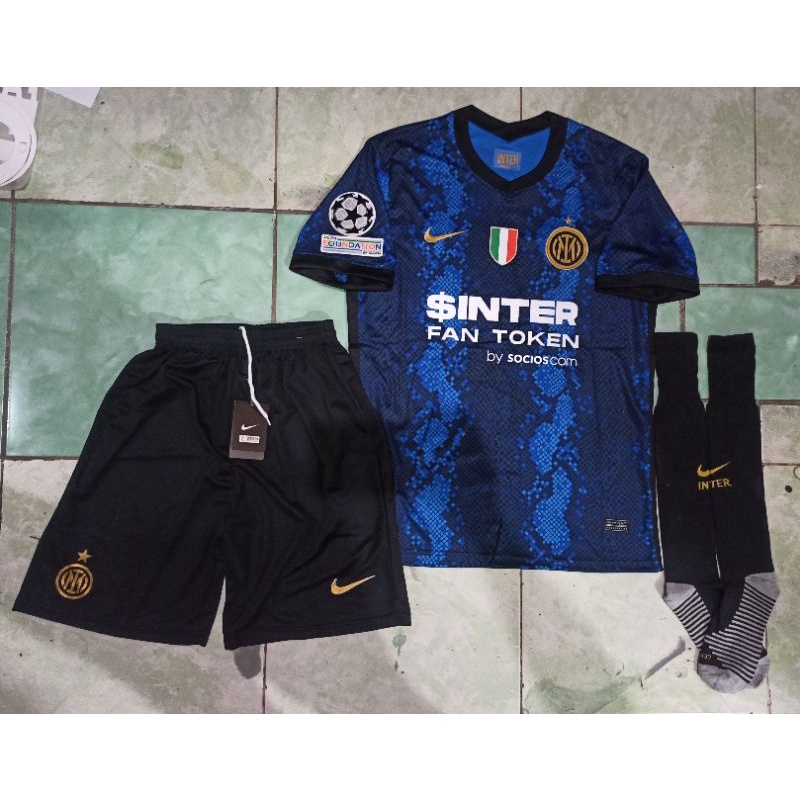 Áo Bóng Đá Đội Tuyển Inter Milan 2021 / 2022