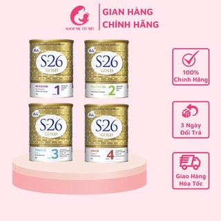 Sữa s26 gold 1,2,3,4 nội địa úc 900g mẫu mới