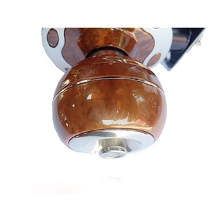KHOÁ TAY NẮM TRÒN S.LEO VÂN GỖ