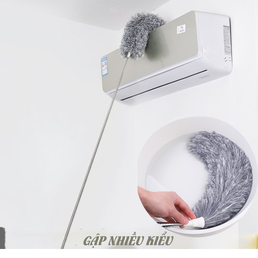 CHỔI LÔNG lau bụi GẤP GỌN đa năng, có thể tháo rời