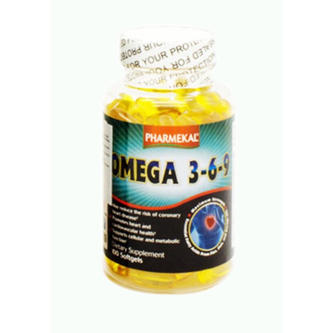 Viên Dầu Cá Omega 369 - Pharmekal - Hỗ trợ làm giảm cholesterol và triglycerid trong máu