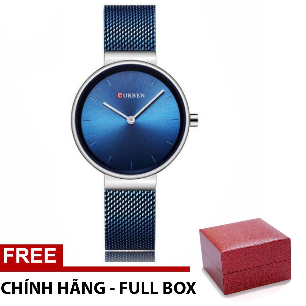 ĐỒNG HỒ NỮ CURREN CU9016 DÂY THÉP LƯỚI
