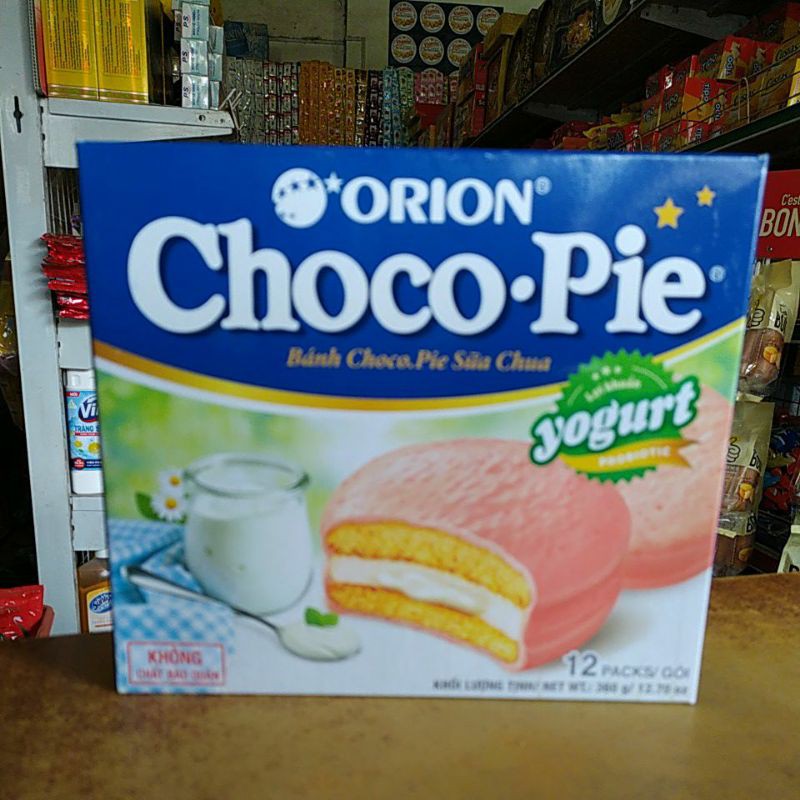 Hộp choco.pie 12 chiếc vị sữa chua
