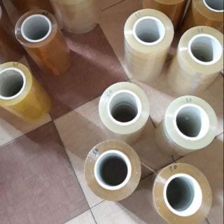 [Rẻ vô địch] băng dính loại 3kg một cây trong đục (bán cuộn 0.5kg)